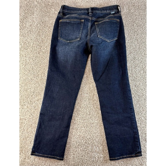 Jag Ruby Straight Crop Denim Blue Jeans Dark Wash Size 4 Inseam 26 4x26 - Picture 7 of 7